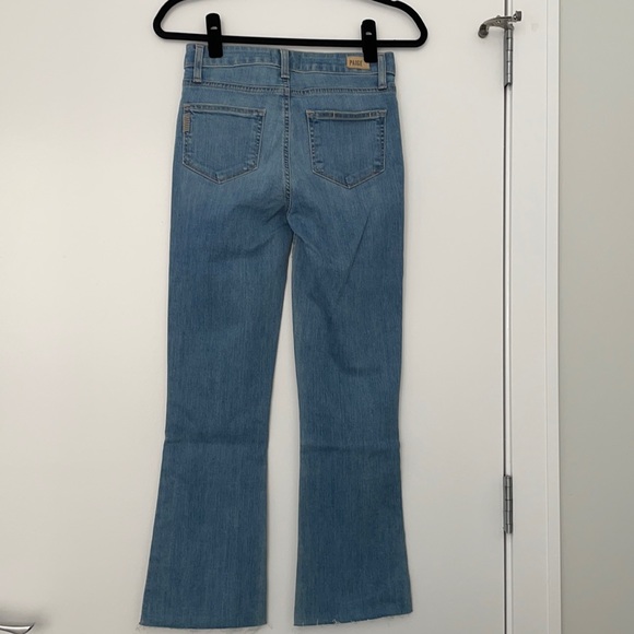 NWOT PAIGE Colette Crop Flare Jeans- 26 - Picture 4 of 7